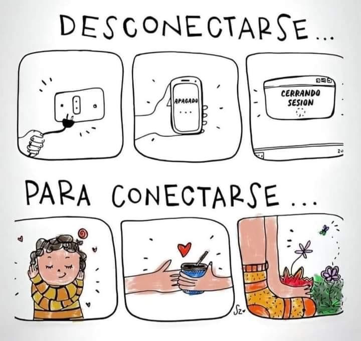 Desconectar para conectarse