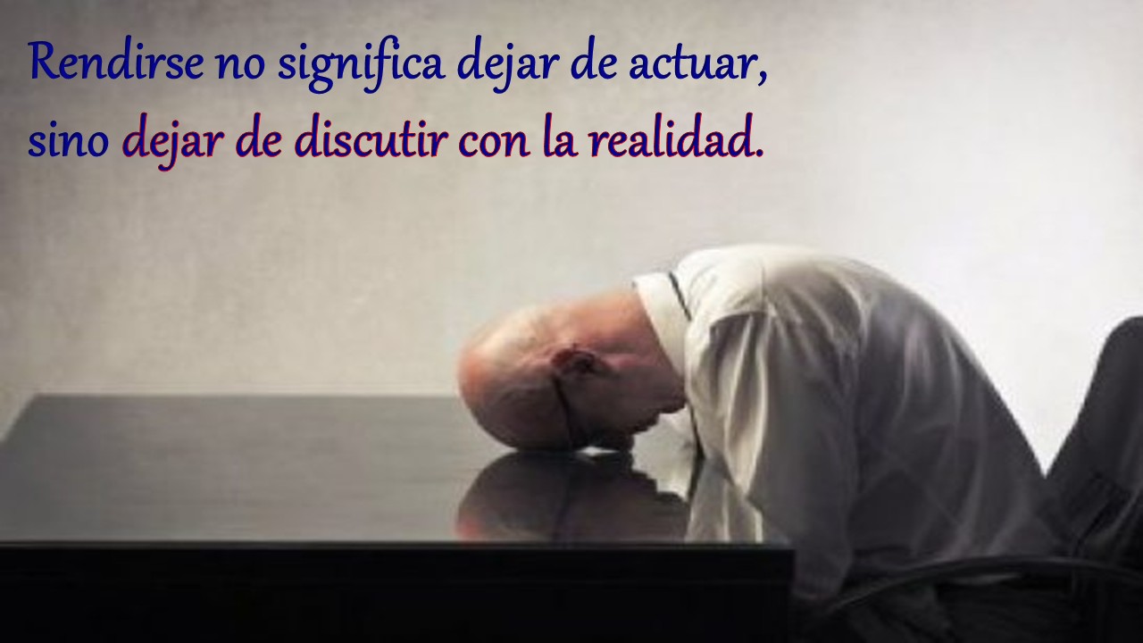 Rendirse...